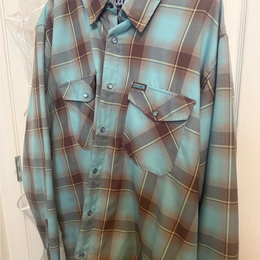 DIXXON 13th Street Flannel Plaid Shirt 2X